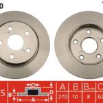 TRW DF4830 DISCO FRENO T TOYOTA