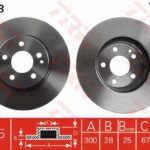 TRW DF4373 DISCO FRENO MB