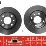 TRW DF1221 DISCO FRENO PSA