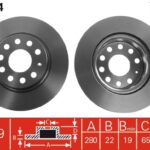 TRW DF4294 DISCO FRENO VAG