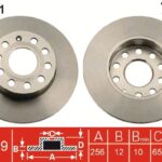 TRW DF4271 DISCO FRENO TR AUDI VW