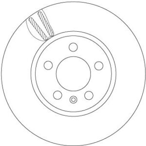 TRW DF6964 DISCO FRENO VW SEAT SK