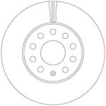 TRW DF6903S DISCO FRENO VW AUDI SEAT