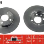 TRW DF1745 DISCO FRENO ALFA FIAT