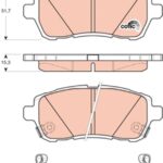 TRW GDB3437 PASTILLAS FRENO DAIHATSU