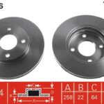 TRW DF4036 DISCO FRENO FORD MAZDA